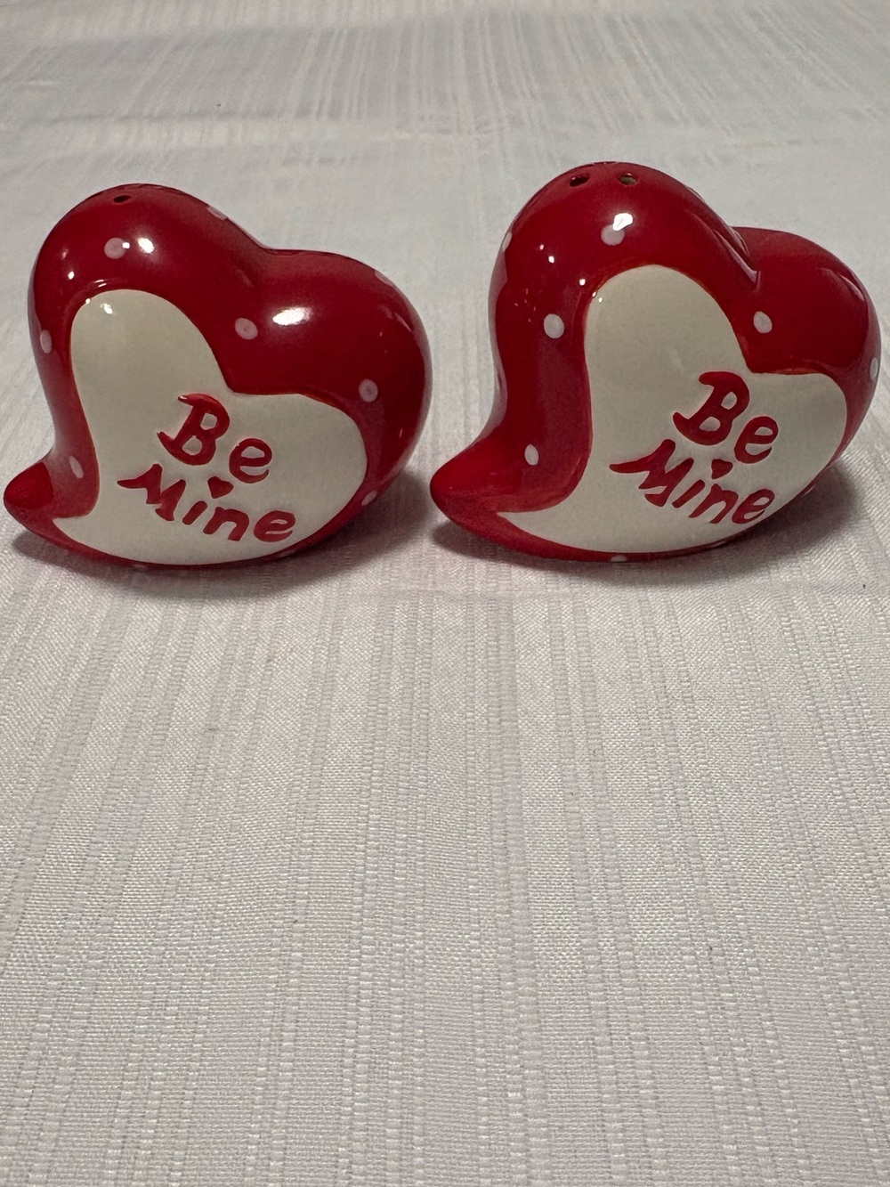 Be Mine Heart Salt & Pepper Shakers